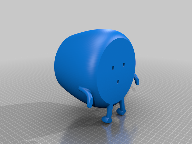 Fat Happy Sitting Pot with Holes