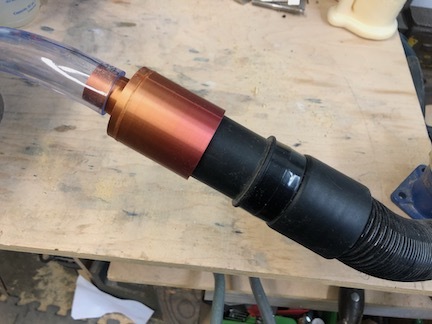 Vacuum Adapter 1 7/8" hose to 1" ID hose (Ridgid Tools)