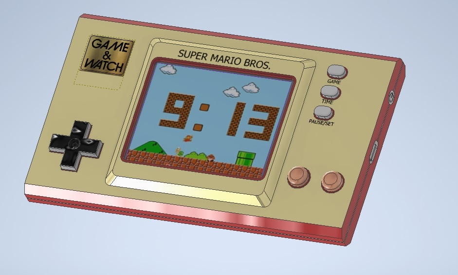 Mario Game and Watch Model