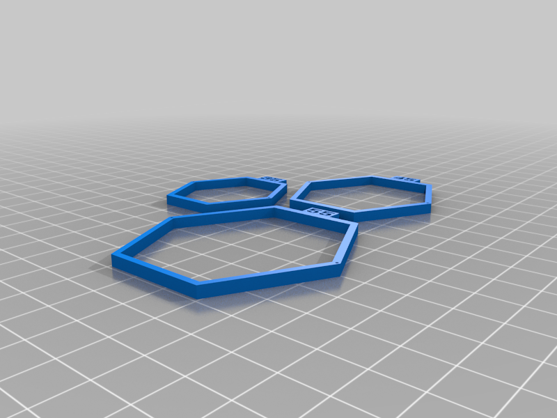 Dart Training Target Hexes