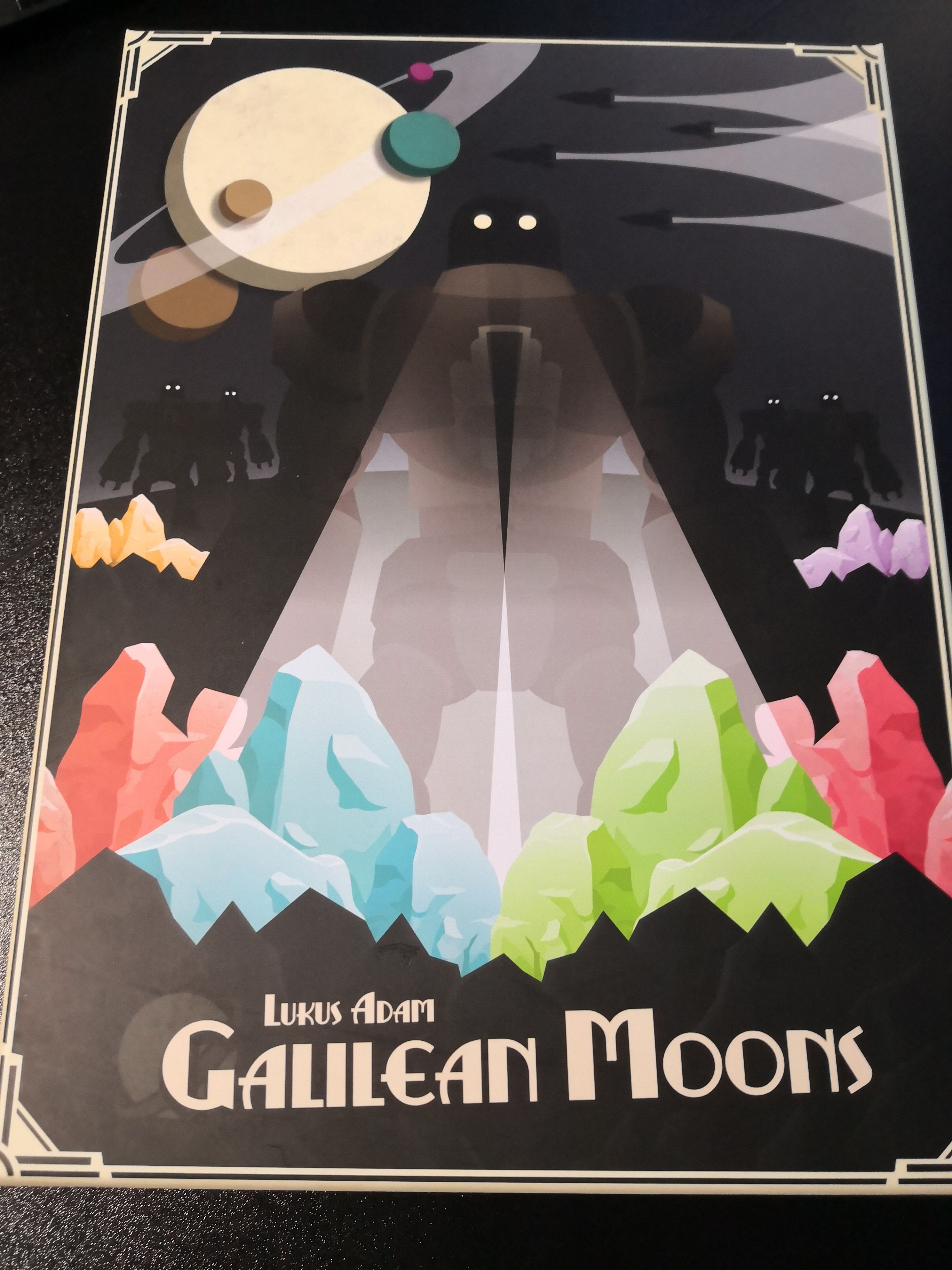 Galilean Moon - Board Game Insert