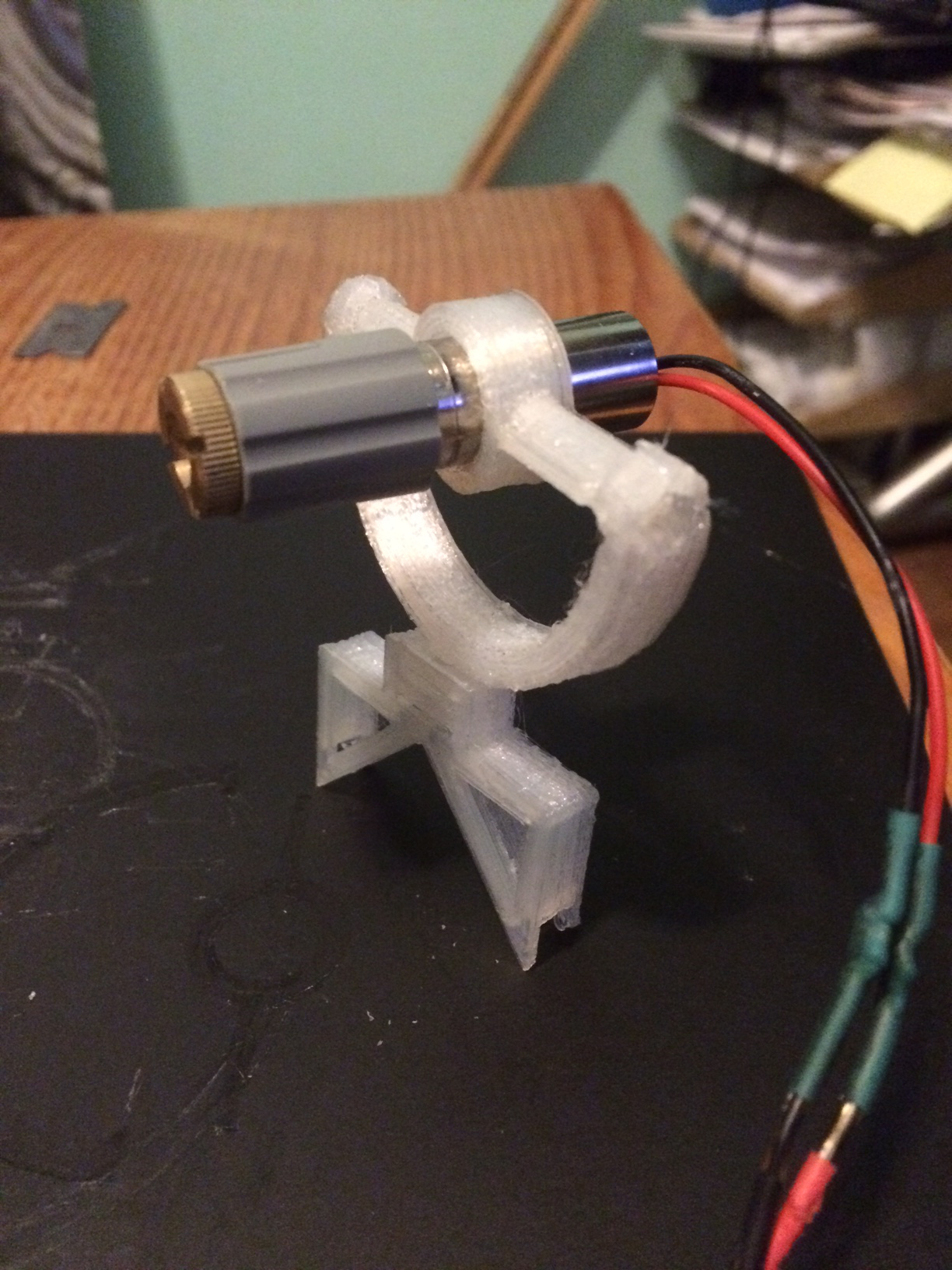 laser mount IKEA hack for lack table 3d scanner