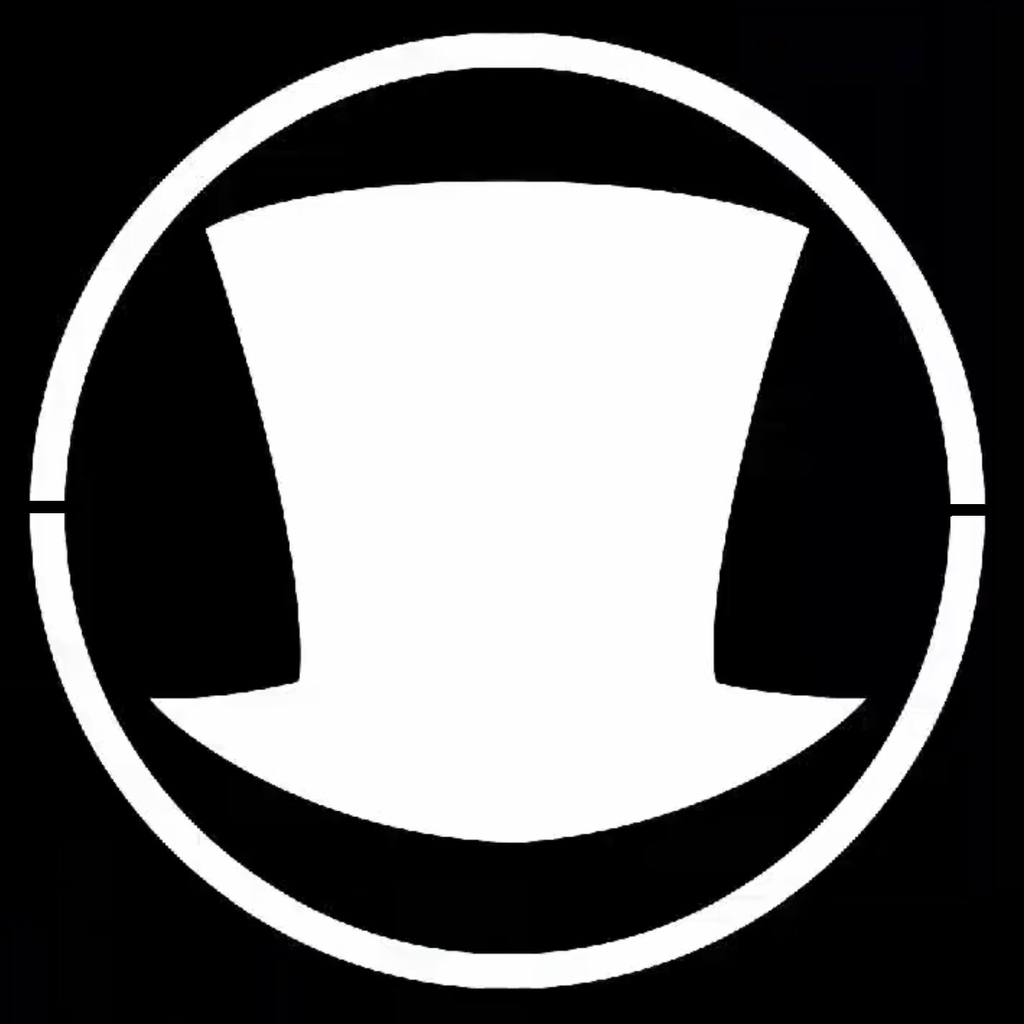 Black Hat Organization stencil