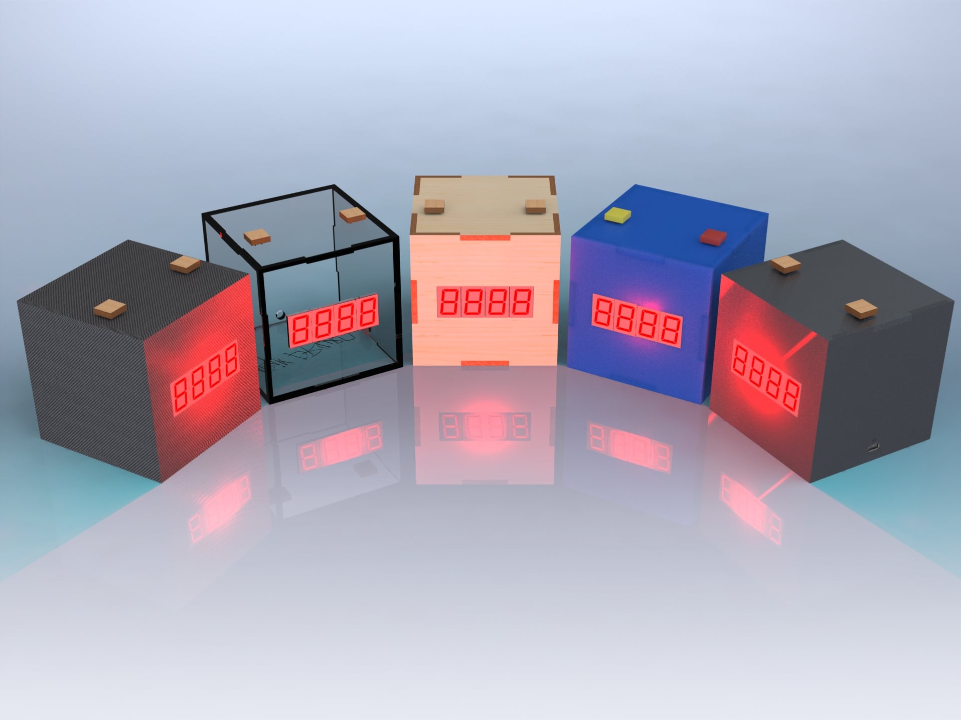 DIY Alarm Clock Laser cut & 3D print