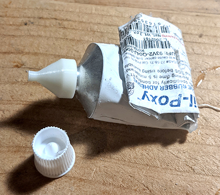 Screw-On Nozzle for Sil-Poxy Silicone Adhesive (Smooth On)