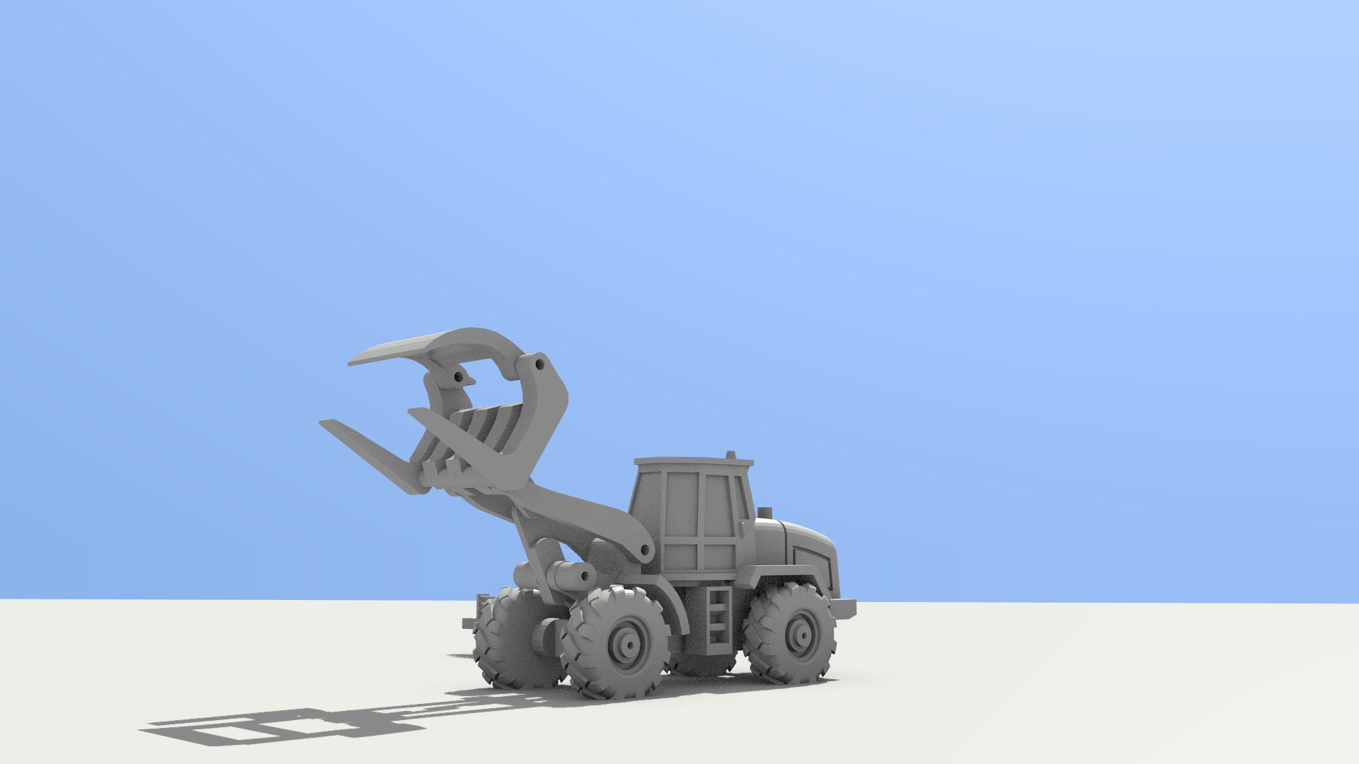 N-Scale Log-Grab for Generic Front Loader