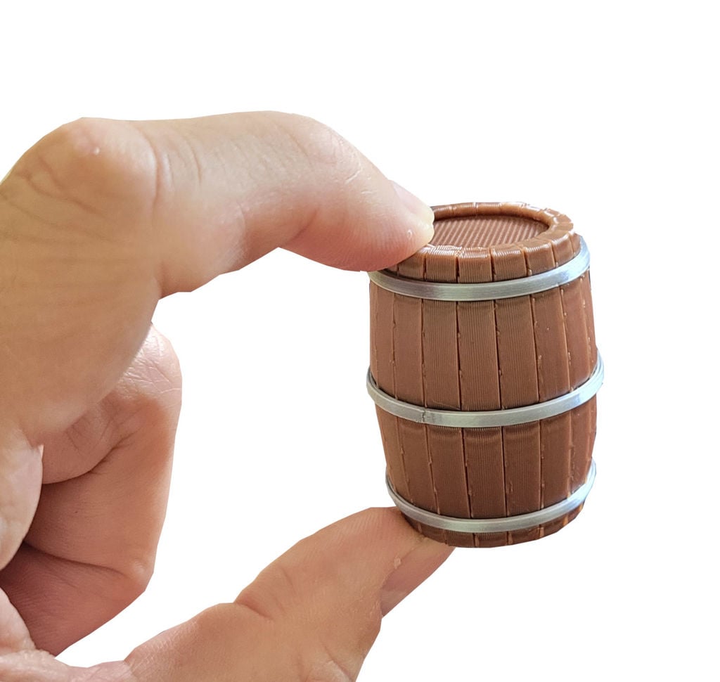 The small wine barrel