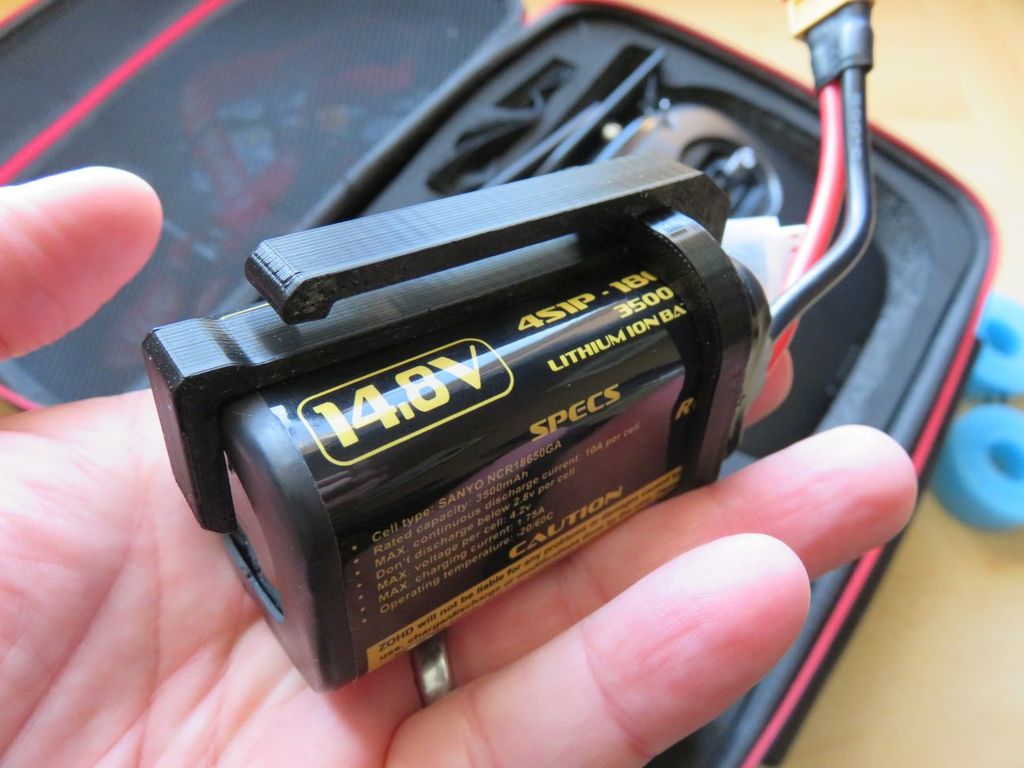ZOHD 4S LI-Ion Battery Pack Belt Clip (DJI FPV HD Goggles)