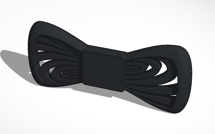 Bowtie (Text Plate Customizable)