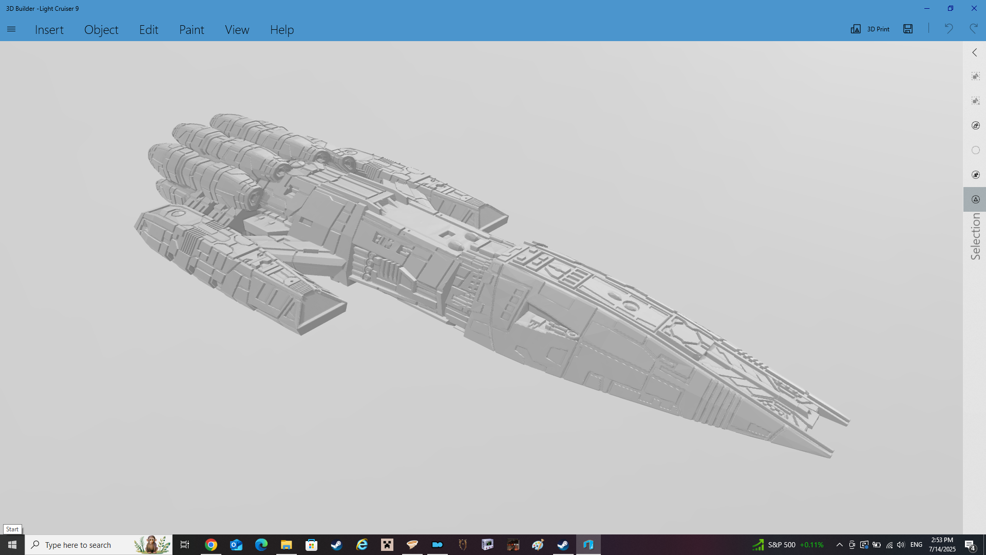 Hermes-Class Light Battlestar