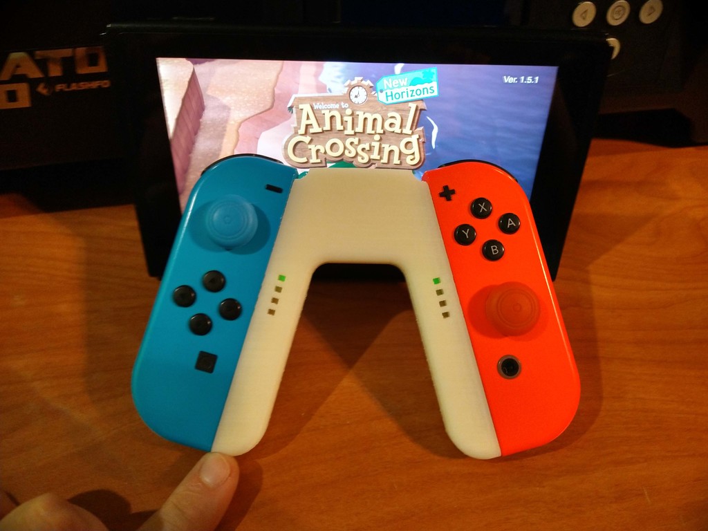 Nintendo Switch Joy-Con Grip V2 (No Straps, Light Holes, 5 Sizes)