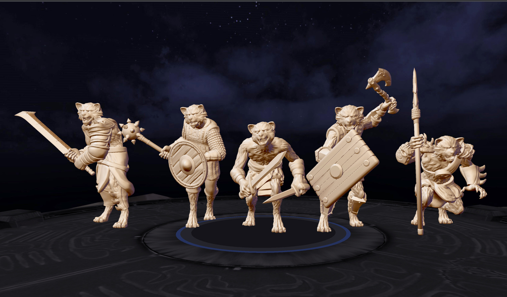 Heroscape: Gnoll Fighters