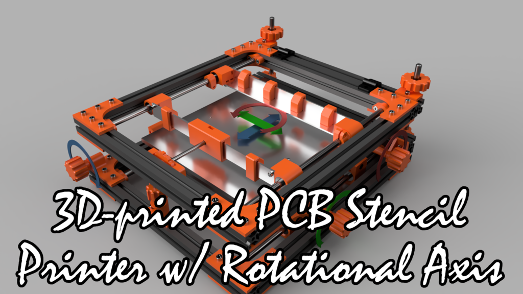 4 Axis PCB Stencil Printer w/ Rotational Axis