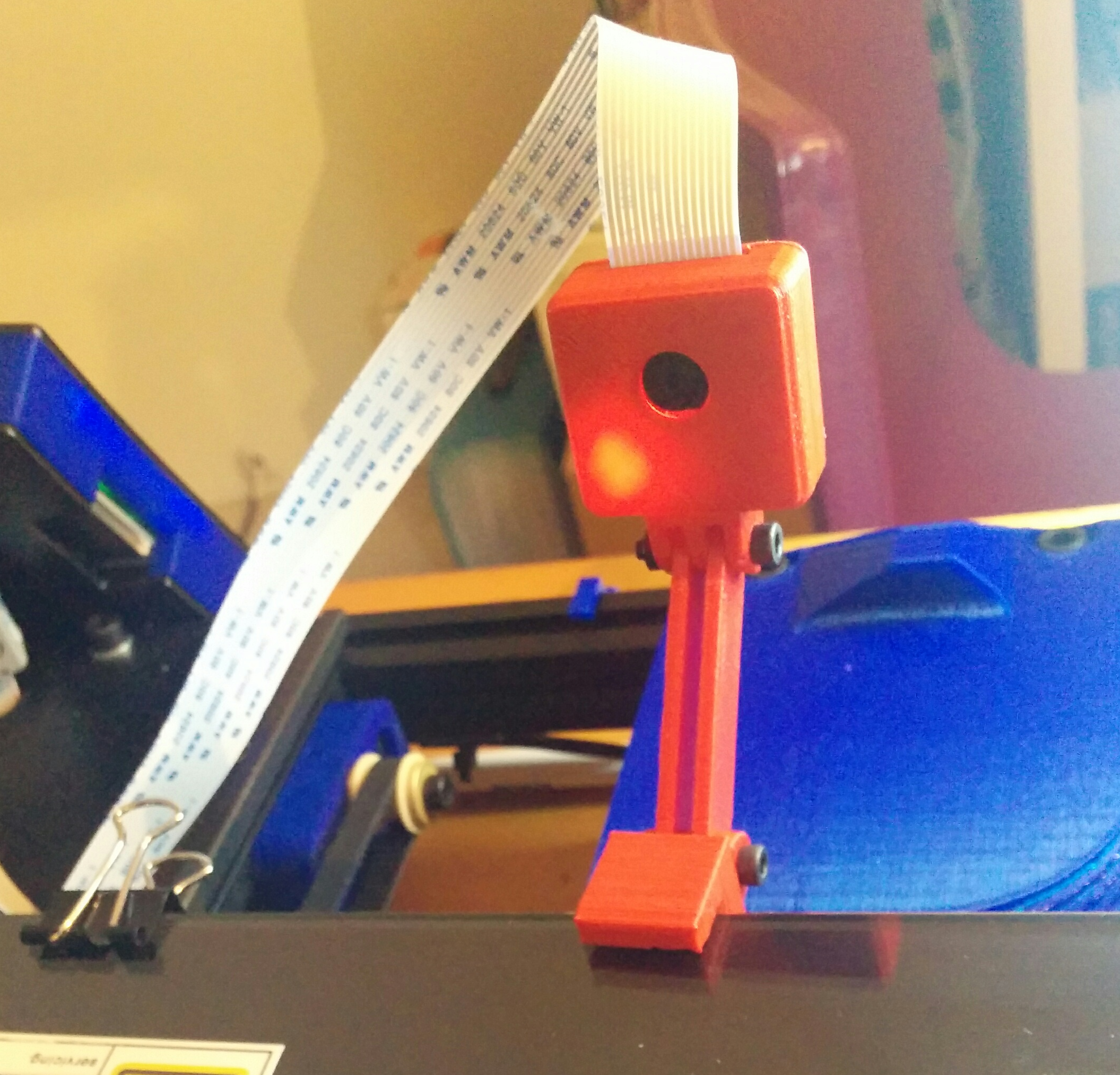Raspberry camera mounting