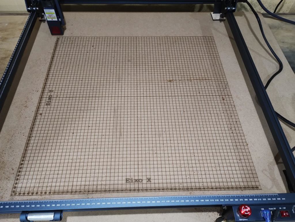 Grid 600x600 laser cutting table Sculpfun S30