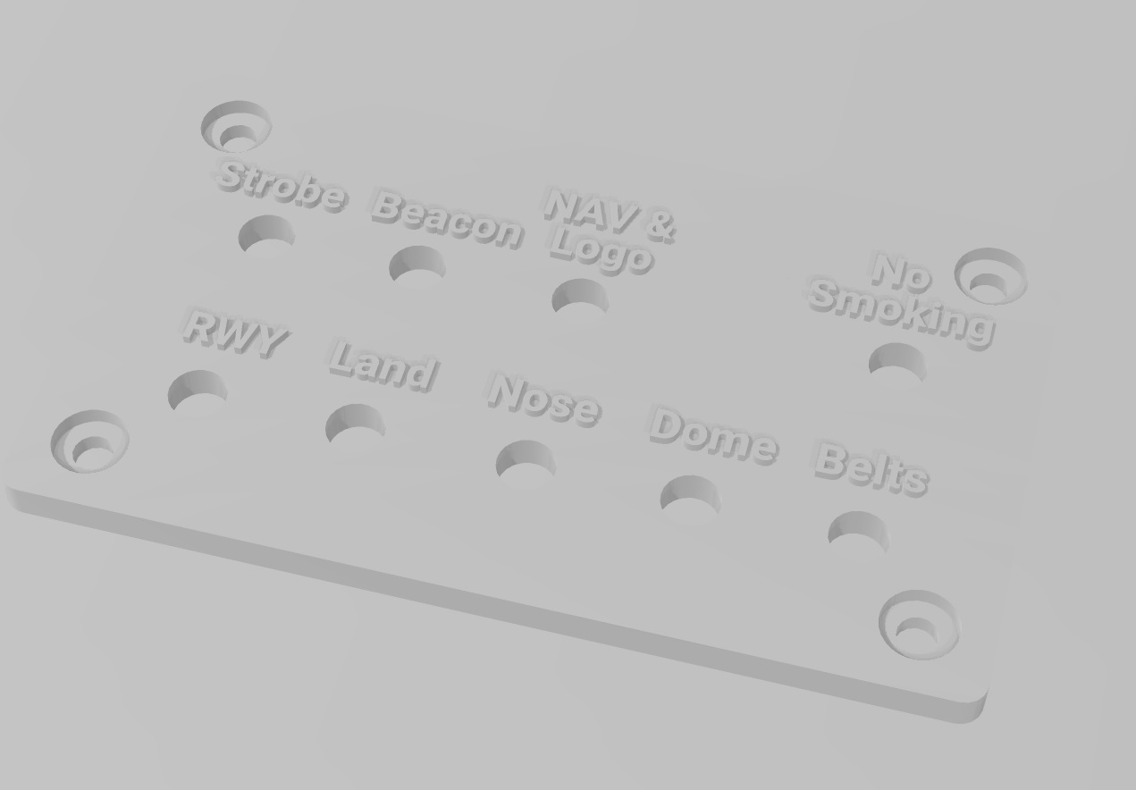 Switch Panel for A32x and MSFS