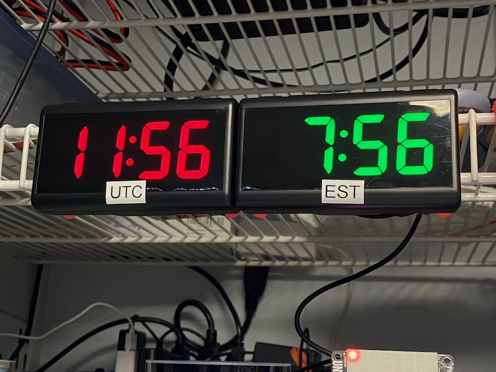 Wire Shelf Clips for Clock