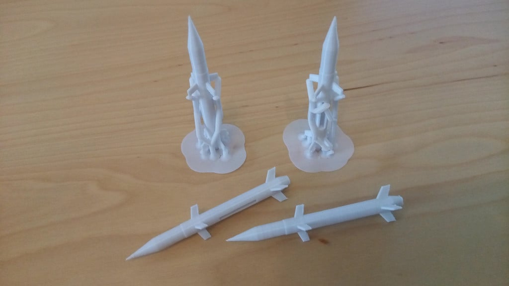 Missile - easy to print - for F-302 from Stargate by taichl