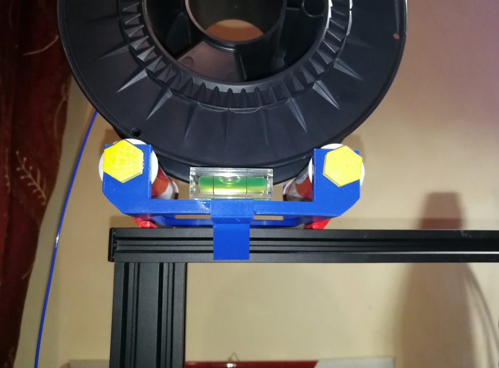 Universal Filament Spool Holder - over Ender 3 top bar!