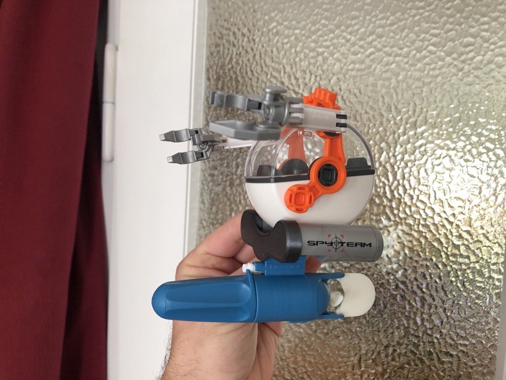 Playmobil sub bot underwater motor adapter