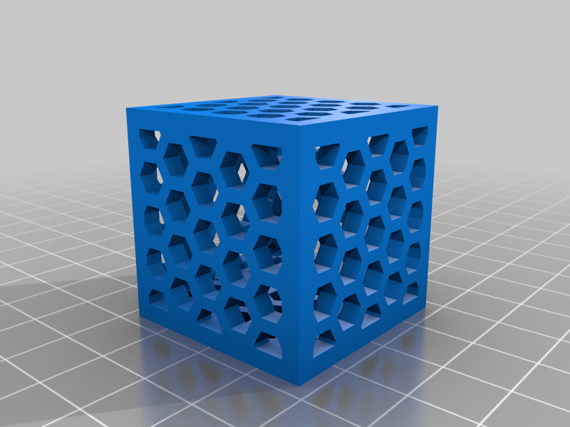 hexagon cube
