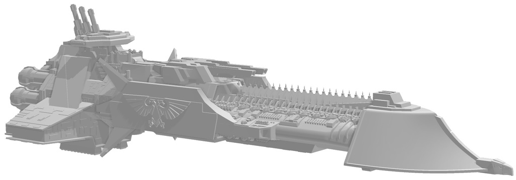 Battleship Annihilator Class 3D model
