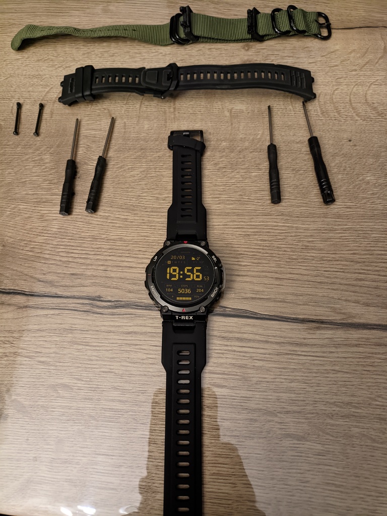 Strap adapter from Amazfit T-rex to T-rex 2