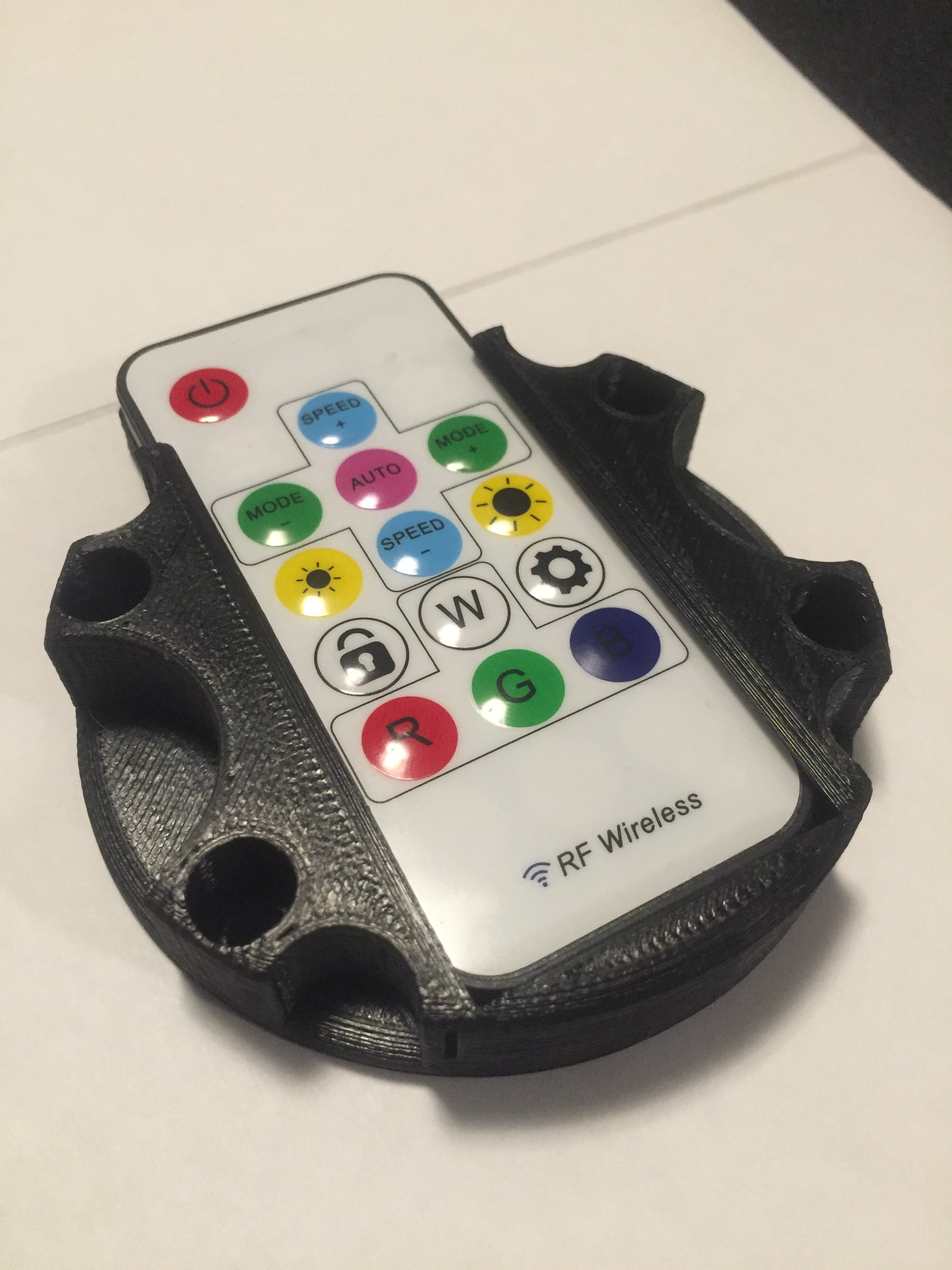 Neopixel LED RF Remote Control Steering Wheel Mount