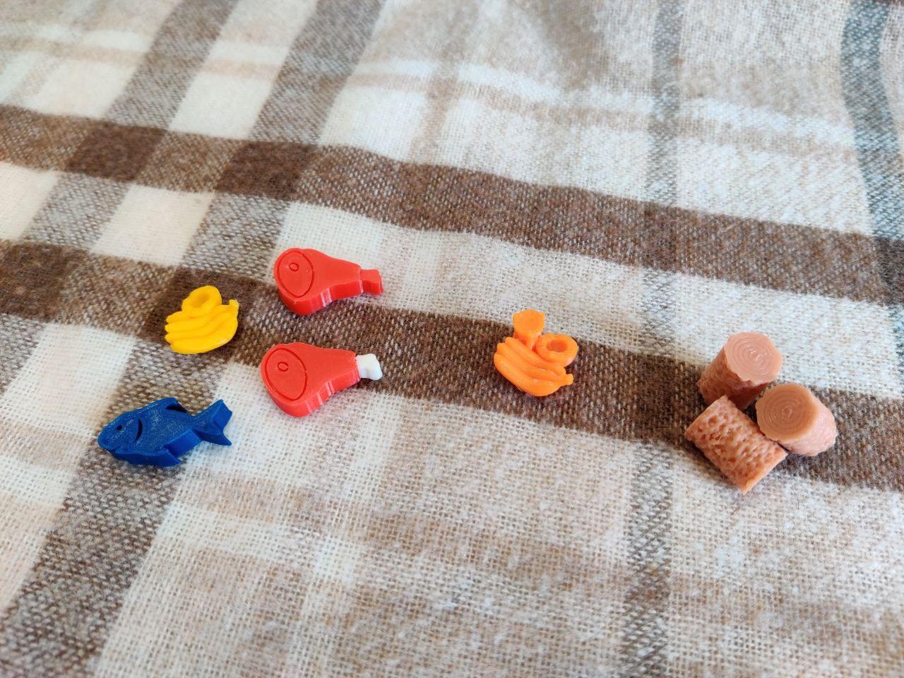 Robinson Crusoe: resources tokens