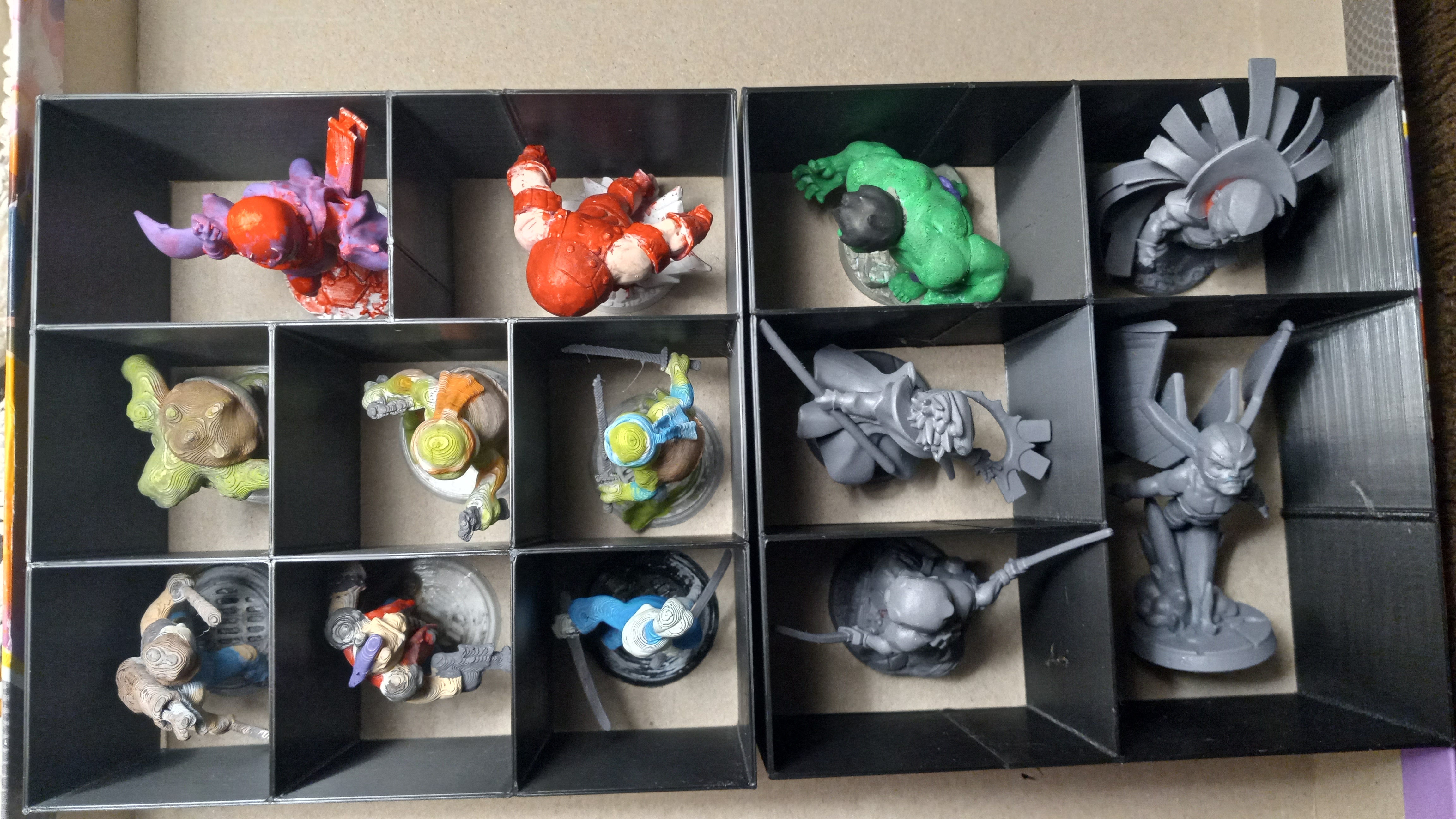 Marvel United Mini Trays Adjusted