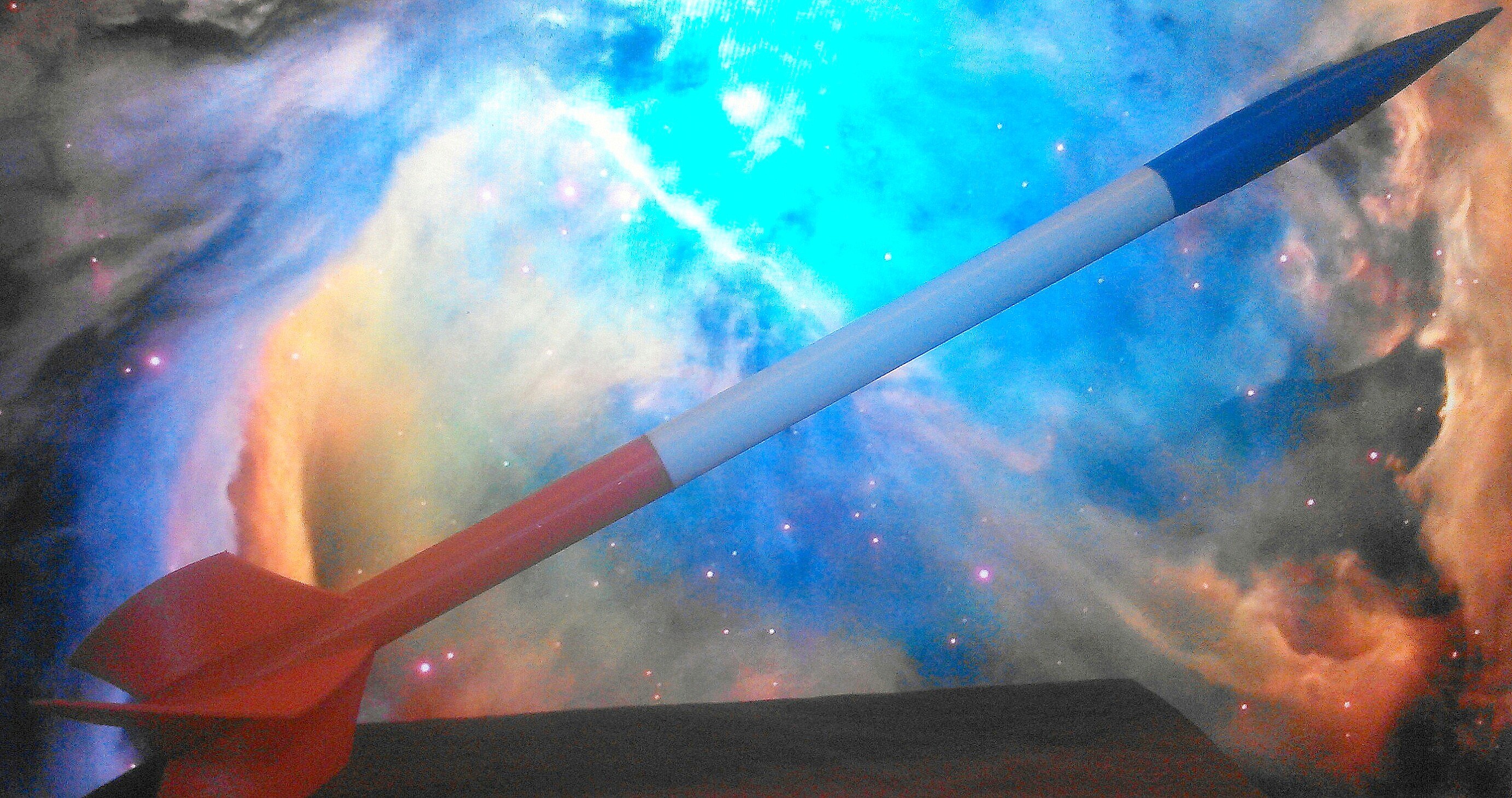 Vortex Rocket.. Flying Model Rocket (it spins)