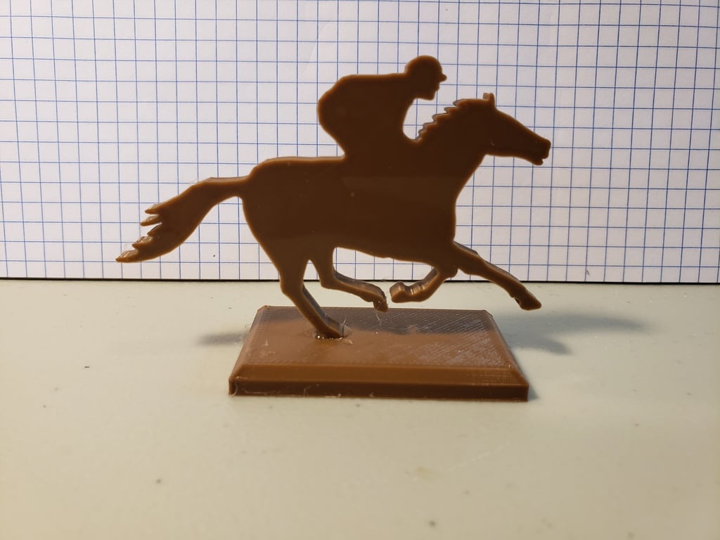 Racing Horse and Jockey