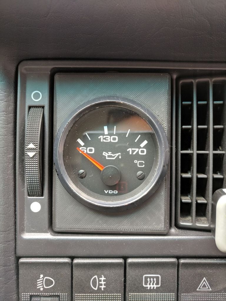 Audi 80/S2 B4 52mm gauge vent adapter