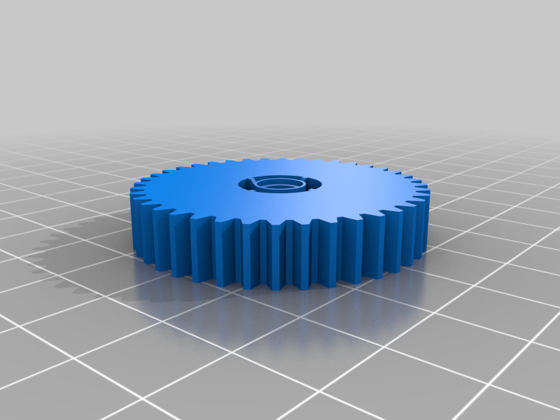 Lego Technic-compatible 40-tooth shiftable gear
