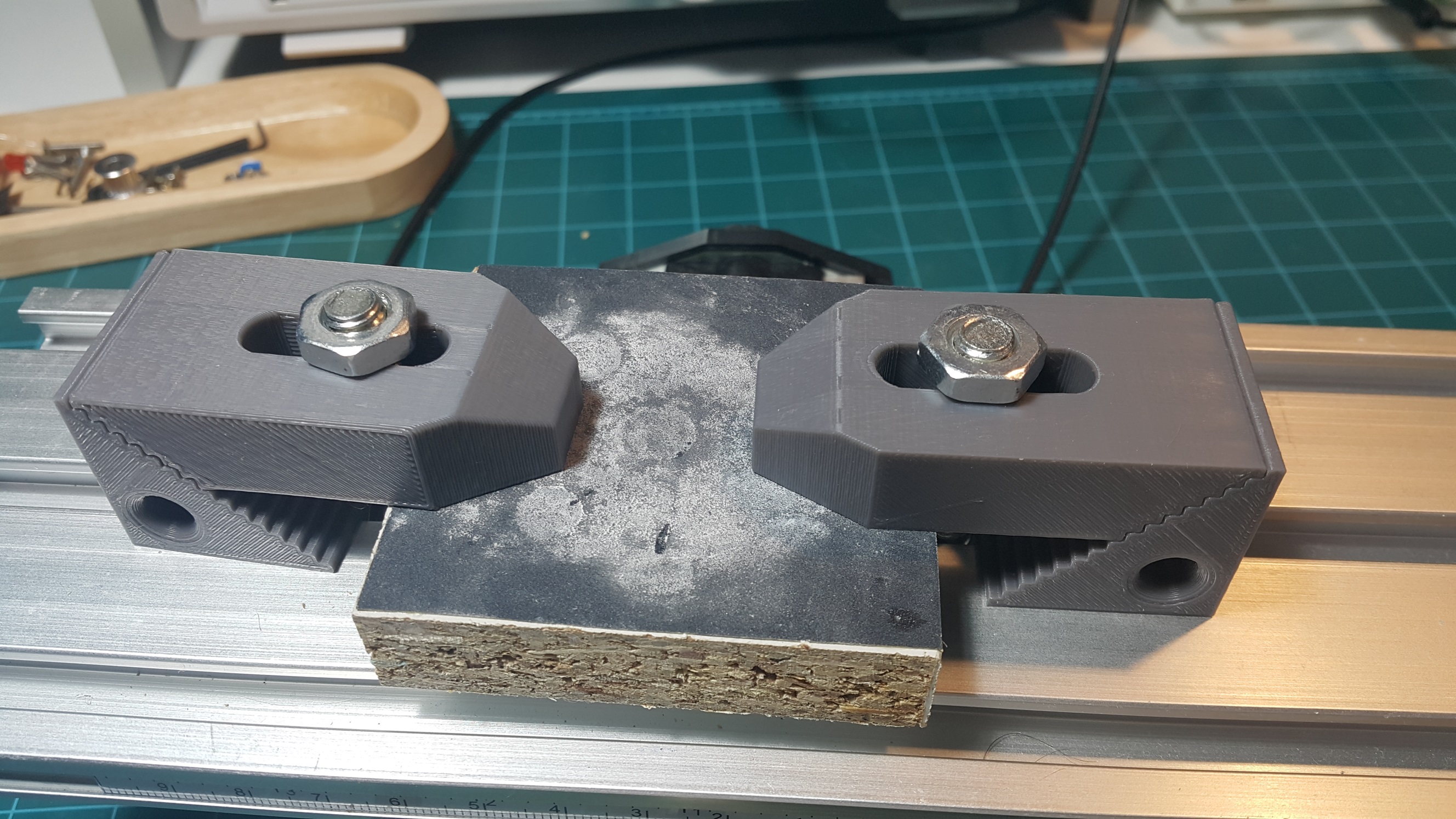 Step clamp and block