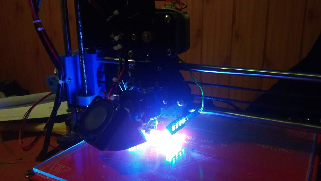 5mm LED holder for GT2 X-axis carriage
