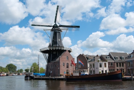 Windmill molen "de Adriaan" Haarlem the Netherlands
