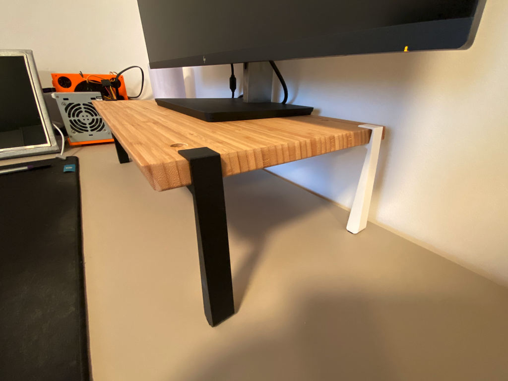Ikea Cutting Board Monitor Stand