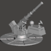 1-100 Combine Howitzer Proxy for Ogre board game 3D model