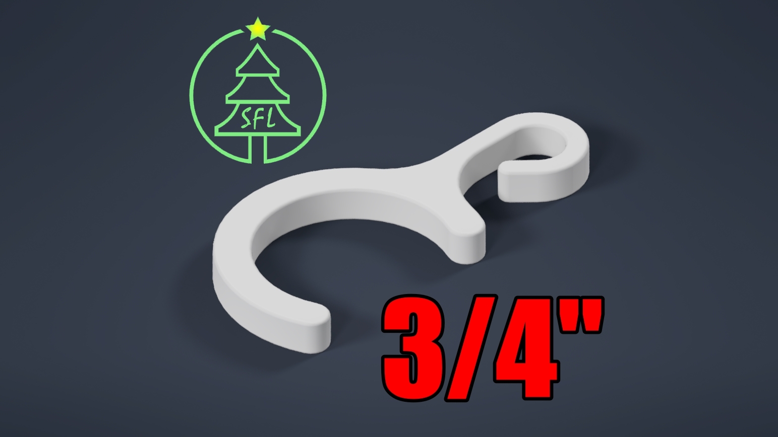 3/4" PVC Pipe String Light Hook