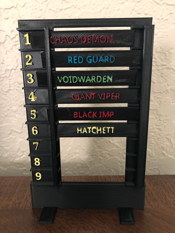 Gloomhaven Jaws of Lion Initiative Holder