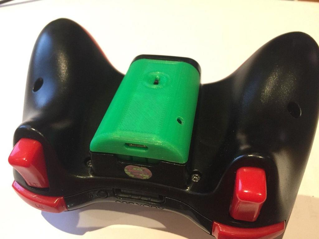 Xbox 360 Controller Li-ion battery conversion