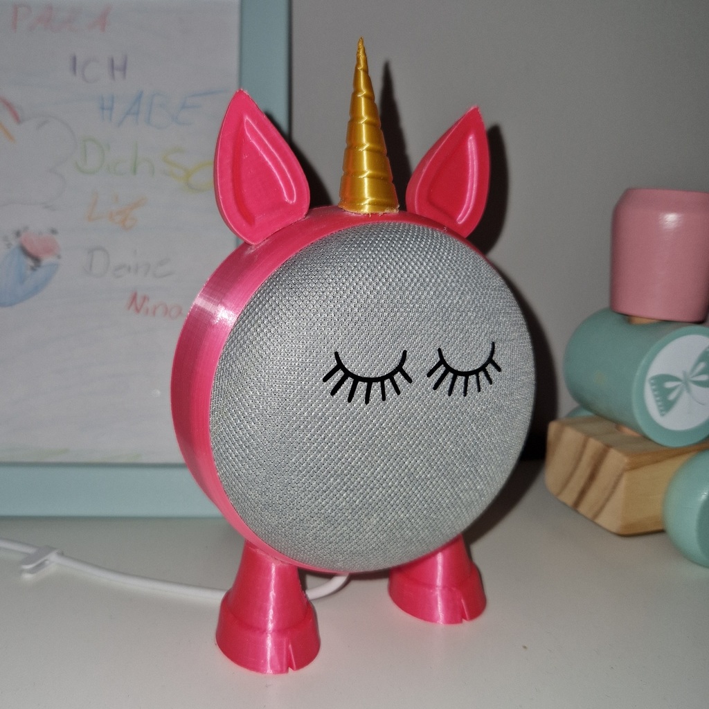 Google Nest / Home Mini stand "Unicorn" edition (remix)