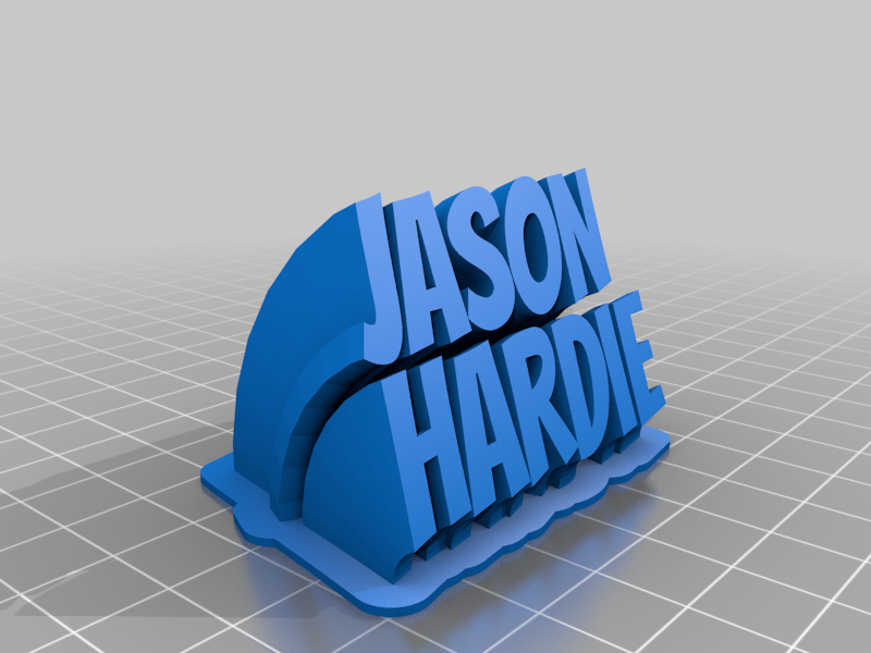 Jason H Name plate