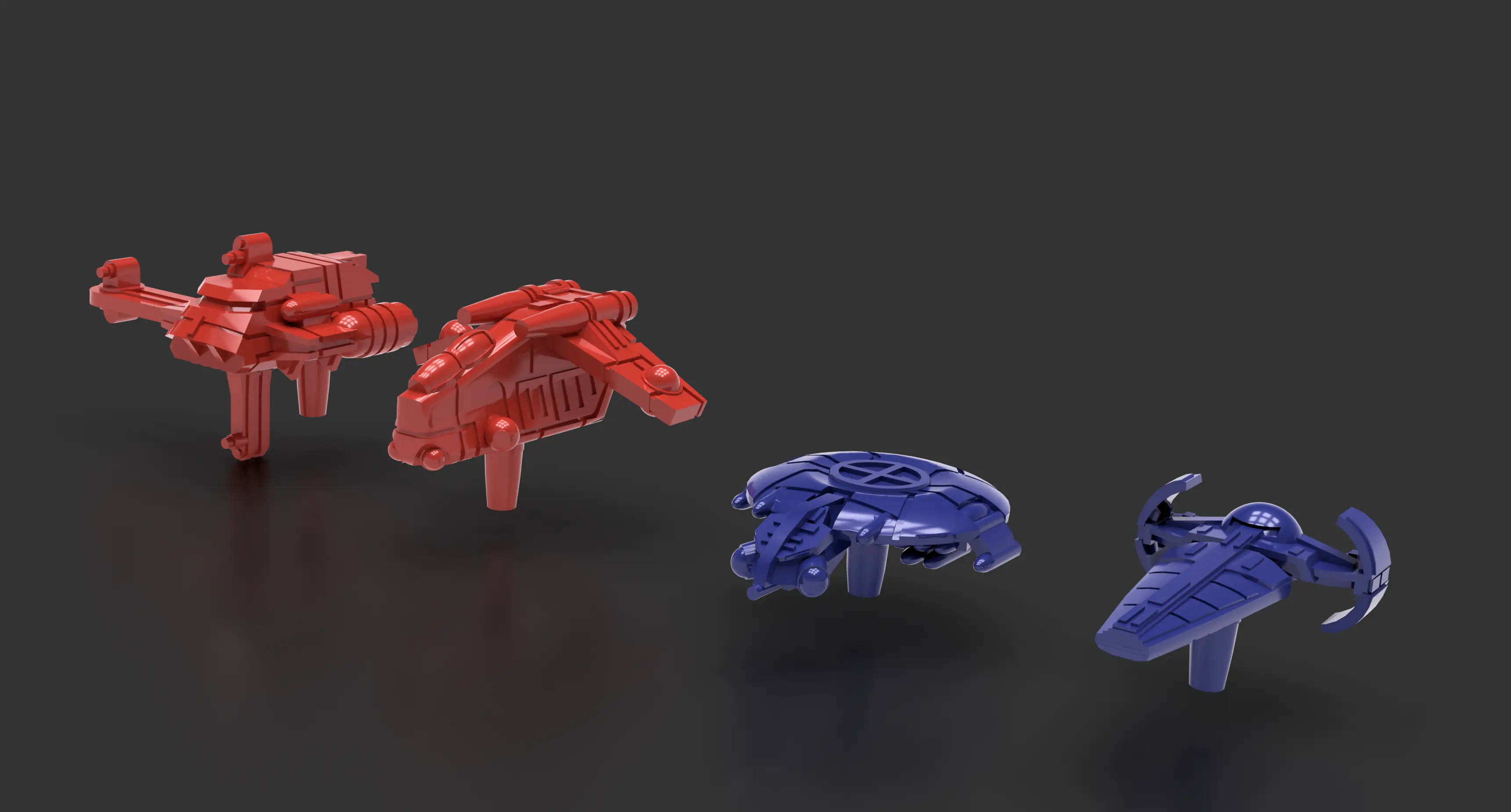 Armada Legacy - Wave 0 - Squadron Model Pack 3D model
