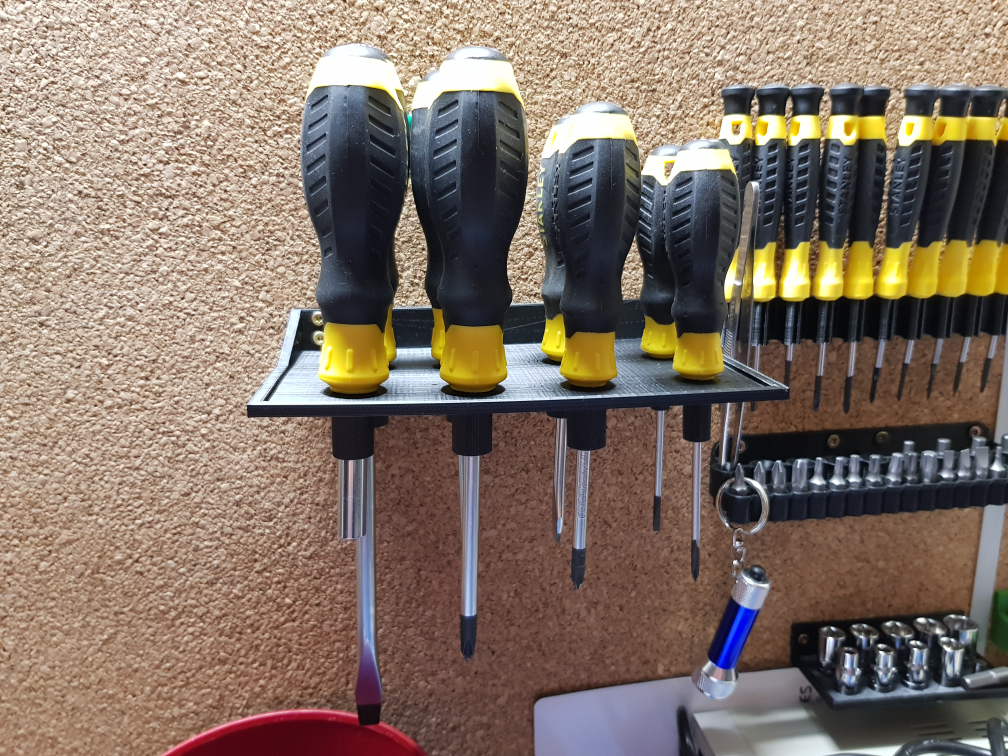 Big Screw Driver Holder Wall Mount