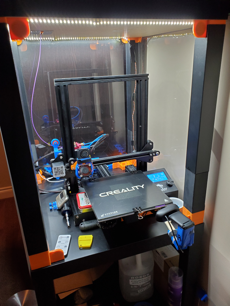 IKEA LACK ENCLOSURE - magnetic front/sides