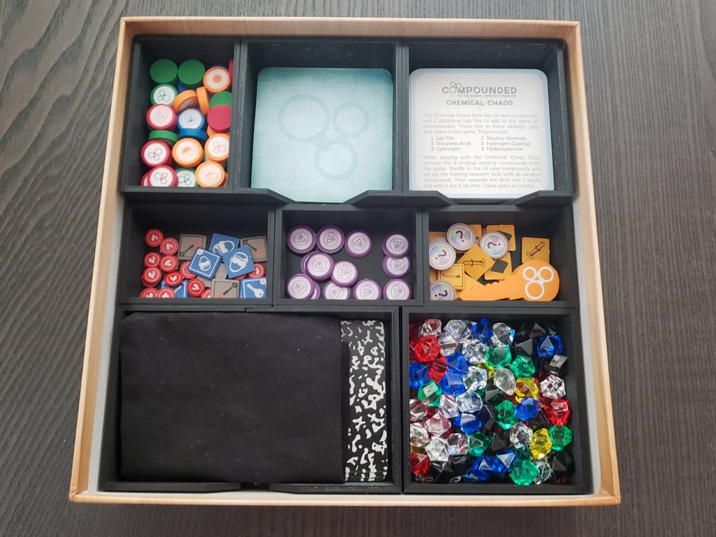 Compounded Board Game Organizer