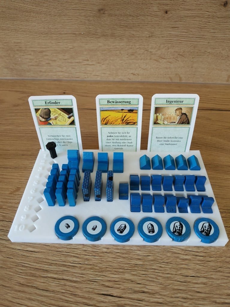 Settlers of Catan piece holder and organizer