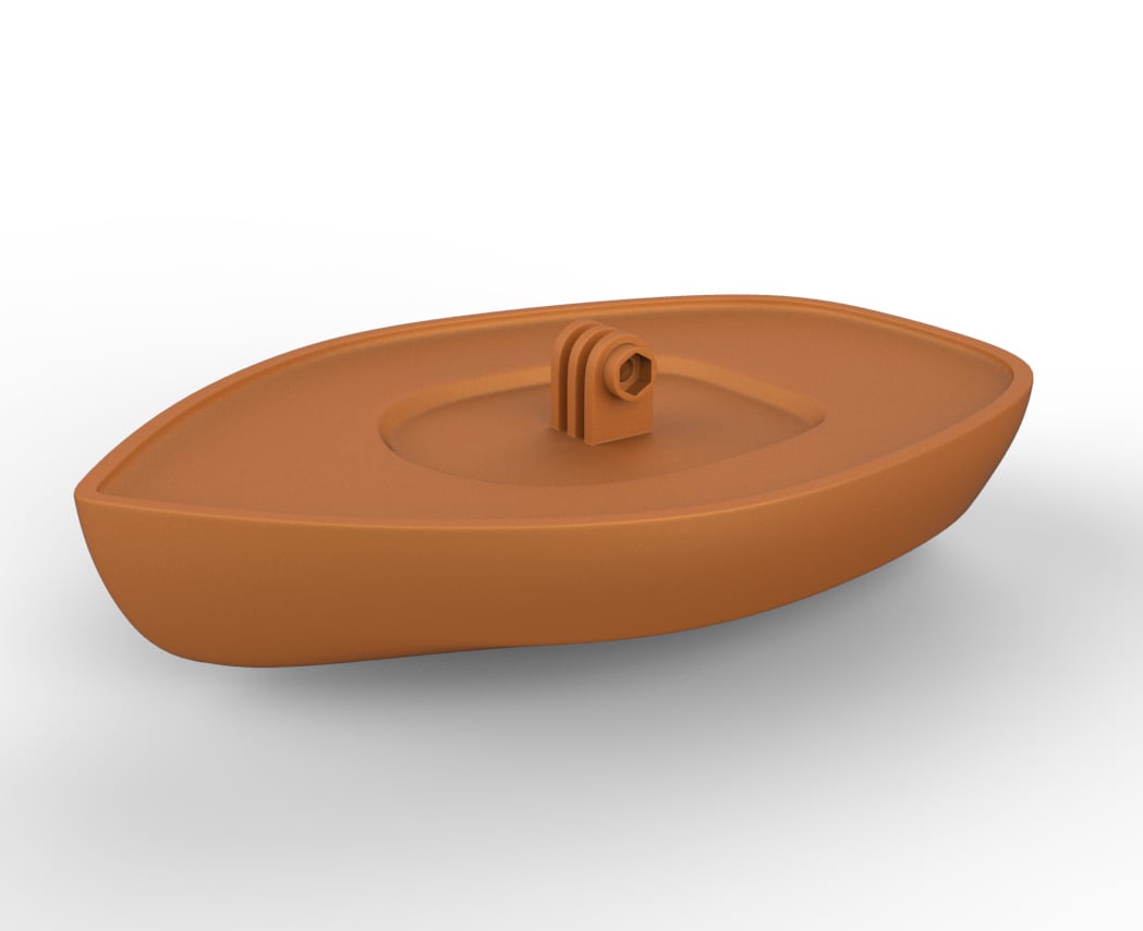 GoPro floating boat